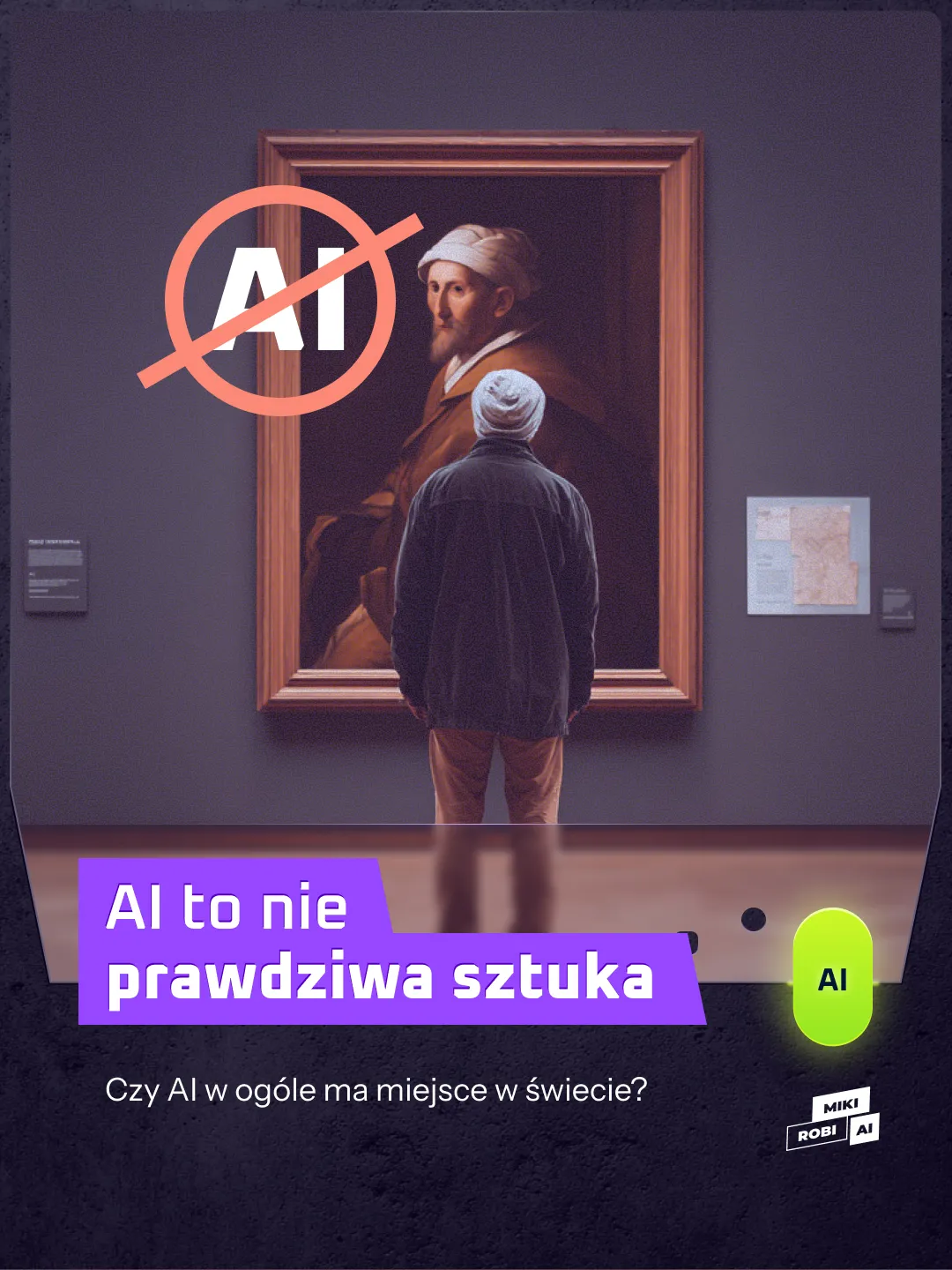 Tablet z rysikiem i ekranem pokazującym hybrydową ilustrację AI plus dorysowania