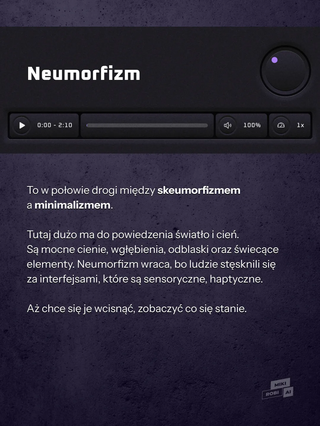 Neumorfizm 2026: poświata i odbicia na rantach elementów interfejsu
