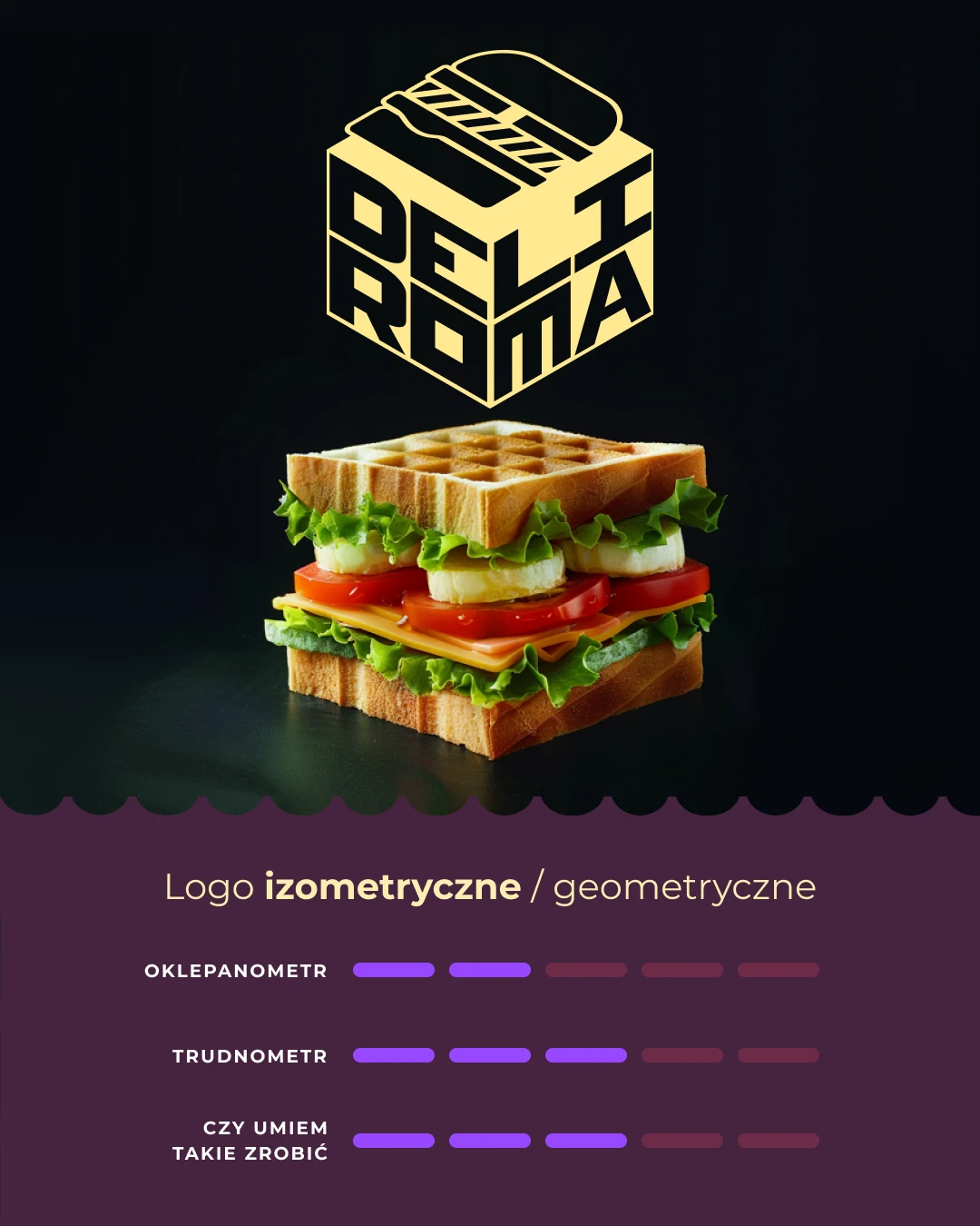 logo wpisane w kostkę 3D