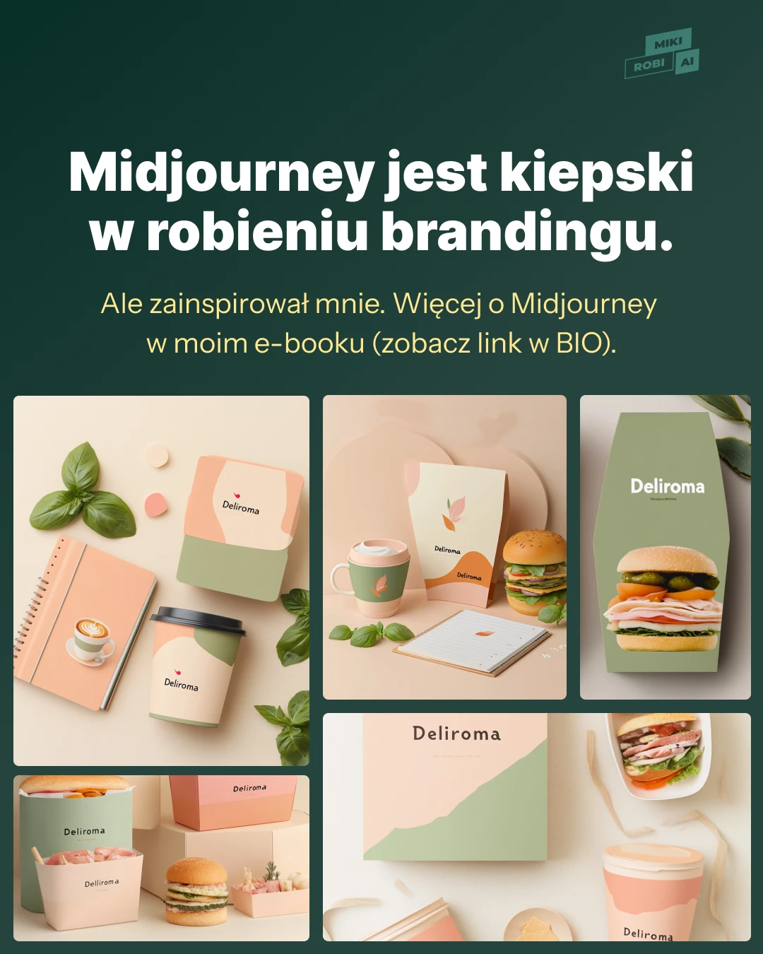 branding zrobiony w Midjourney AI