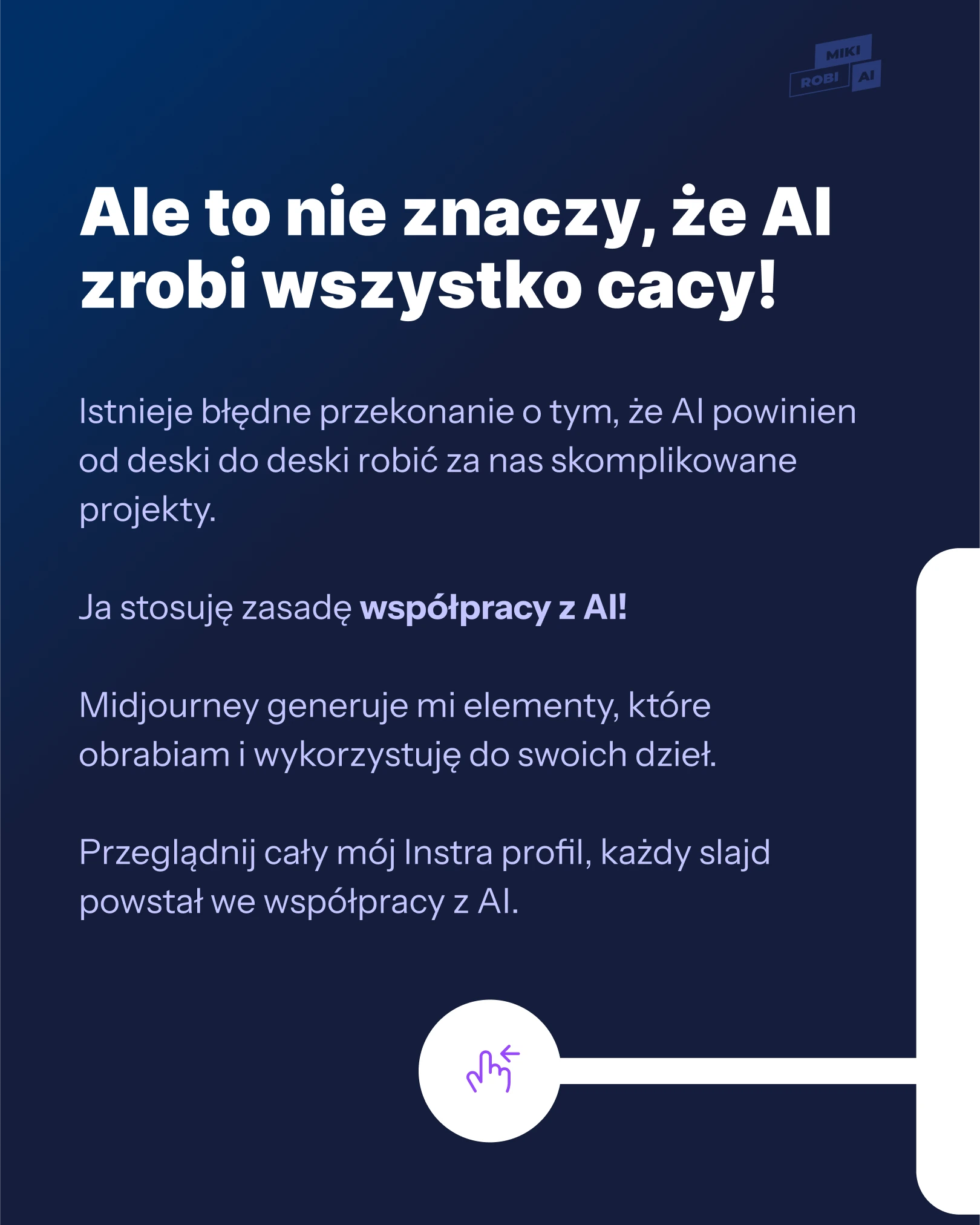 Jak dobrze pracować z AI