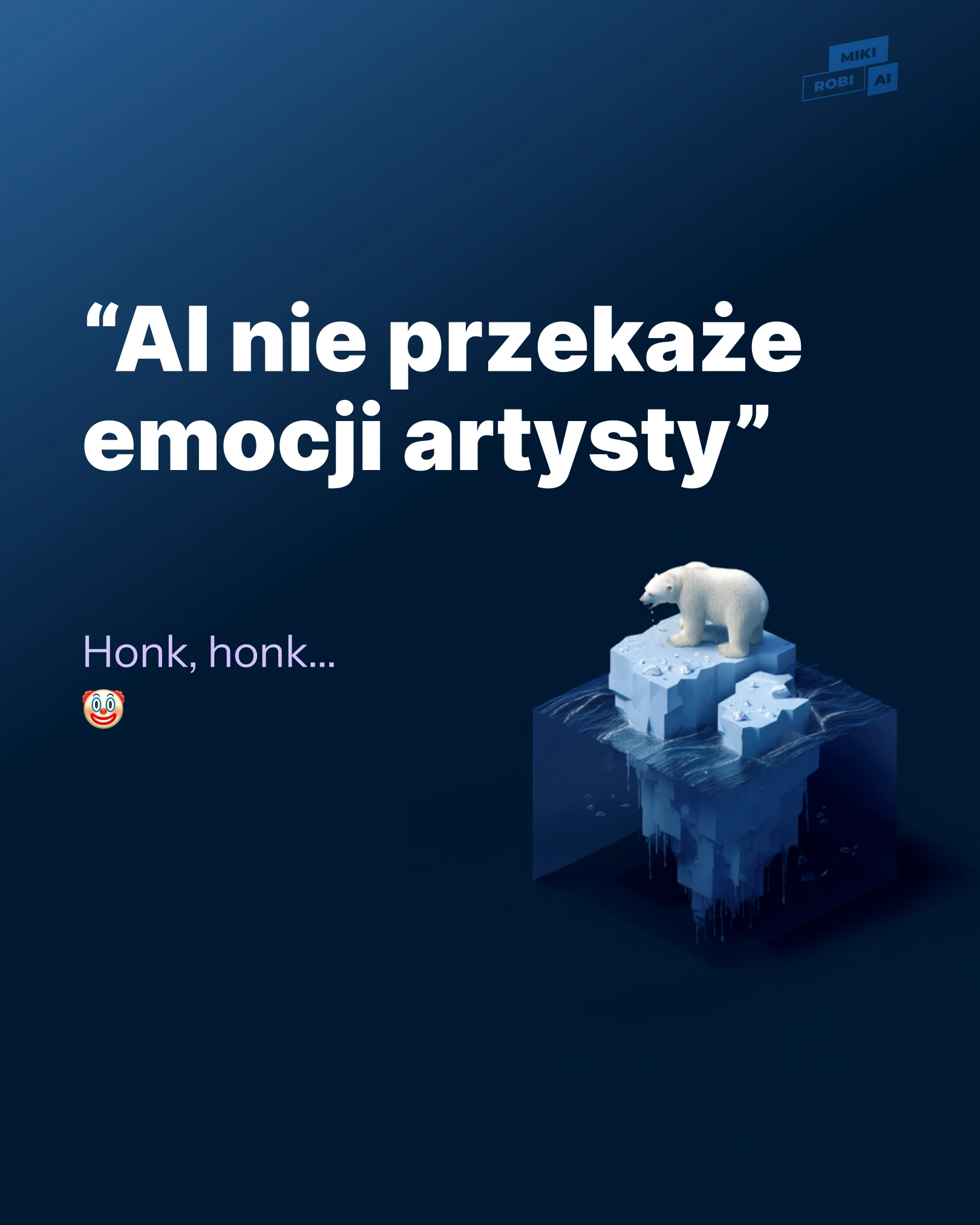 AI nie przekaże emocji artysty