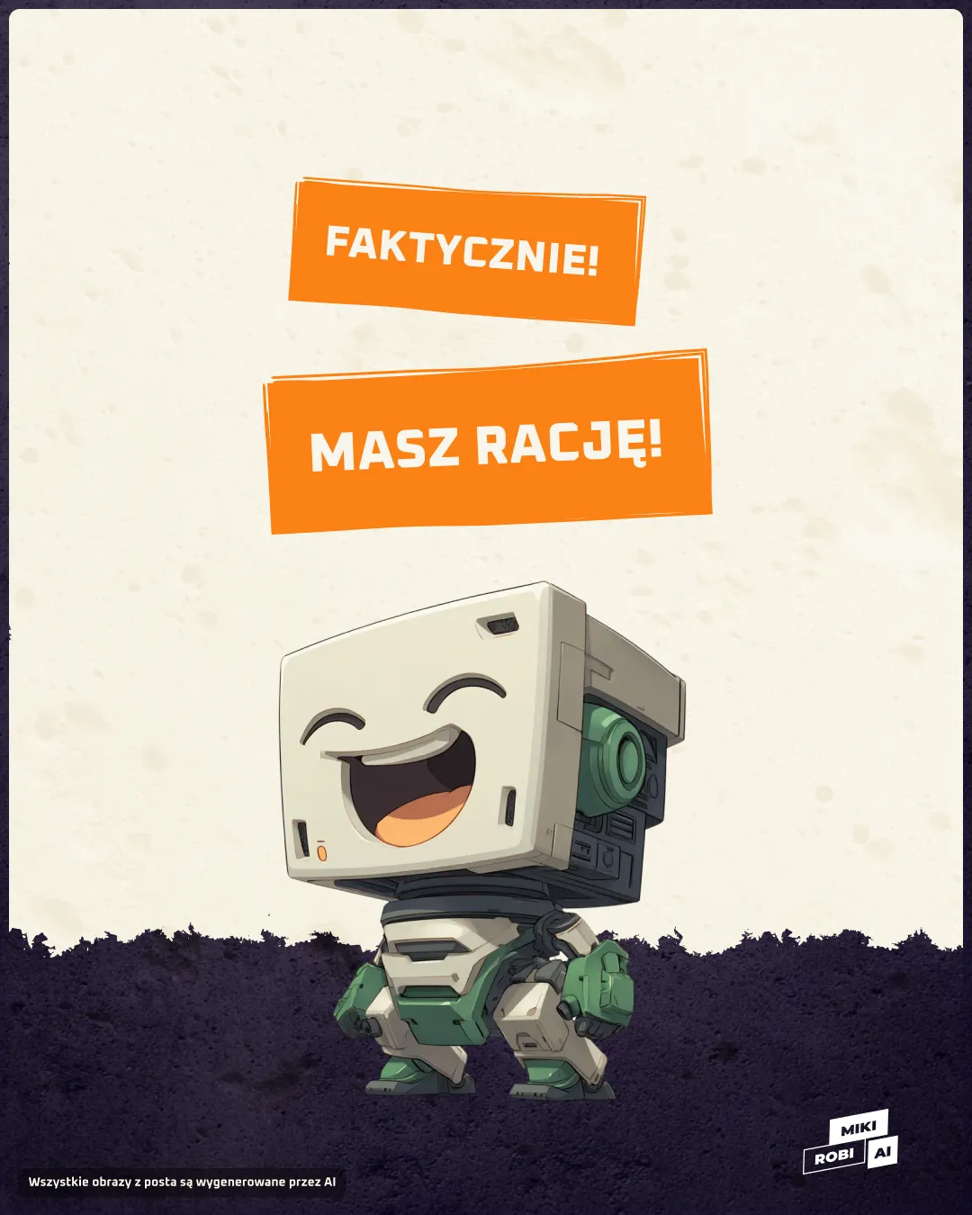 Masz racje powiedział AI