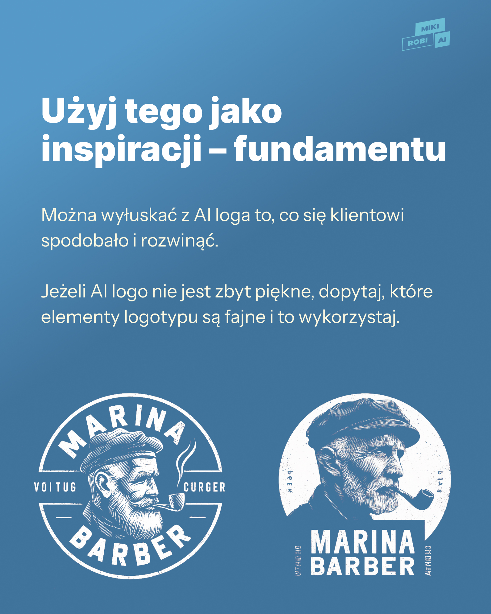 Przykłady AI logo