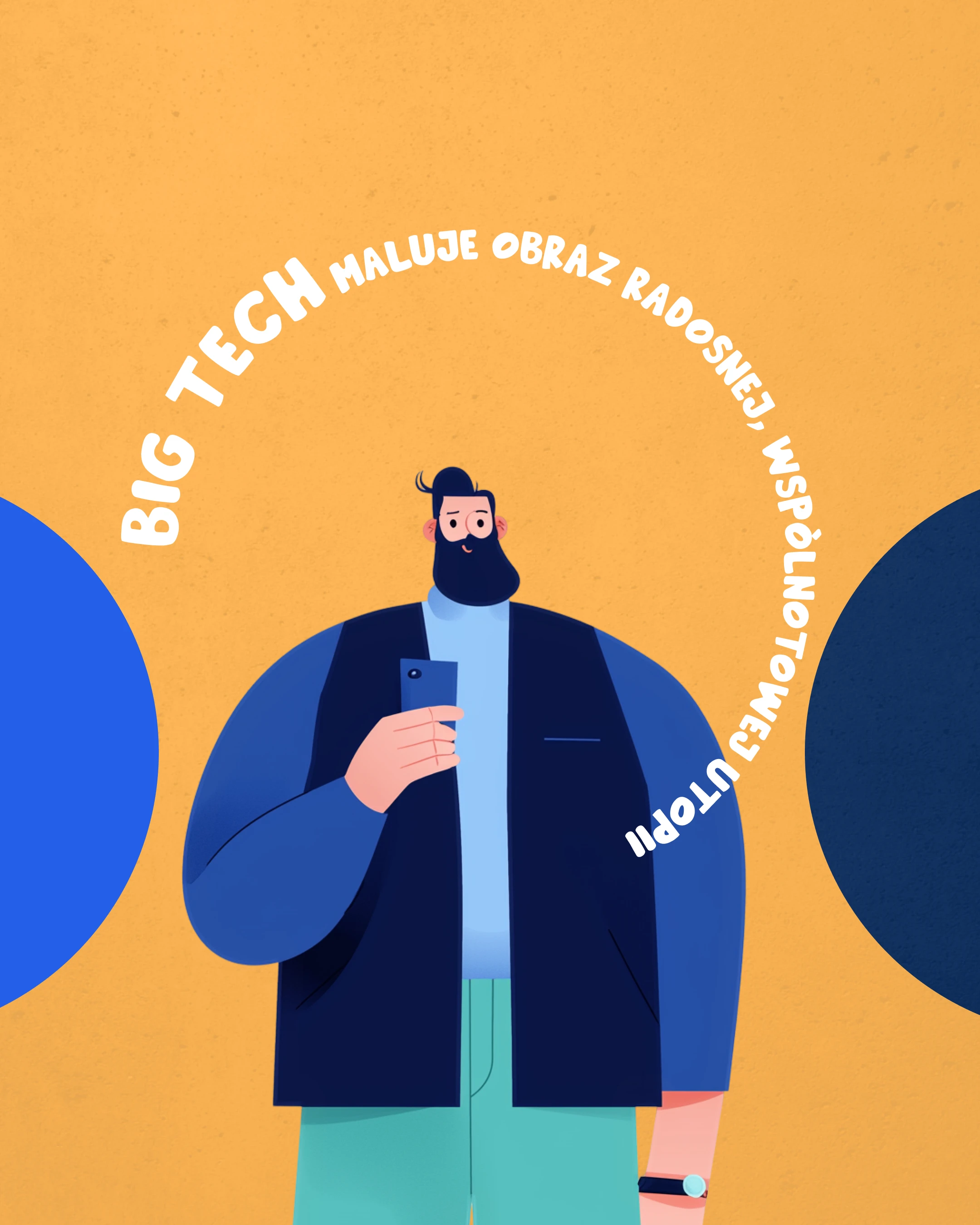 Wizualizacja wpływu Big Tech na uproszczony design i estetykę UX/UI