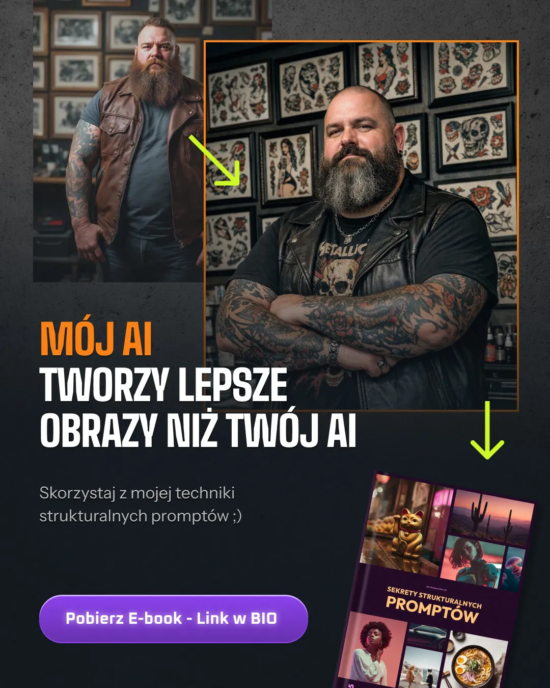 Przykład duotone w designie
