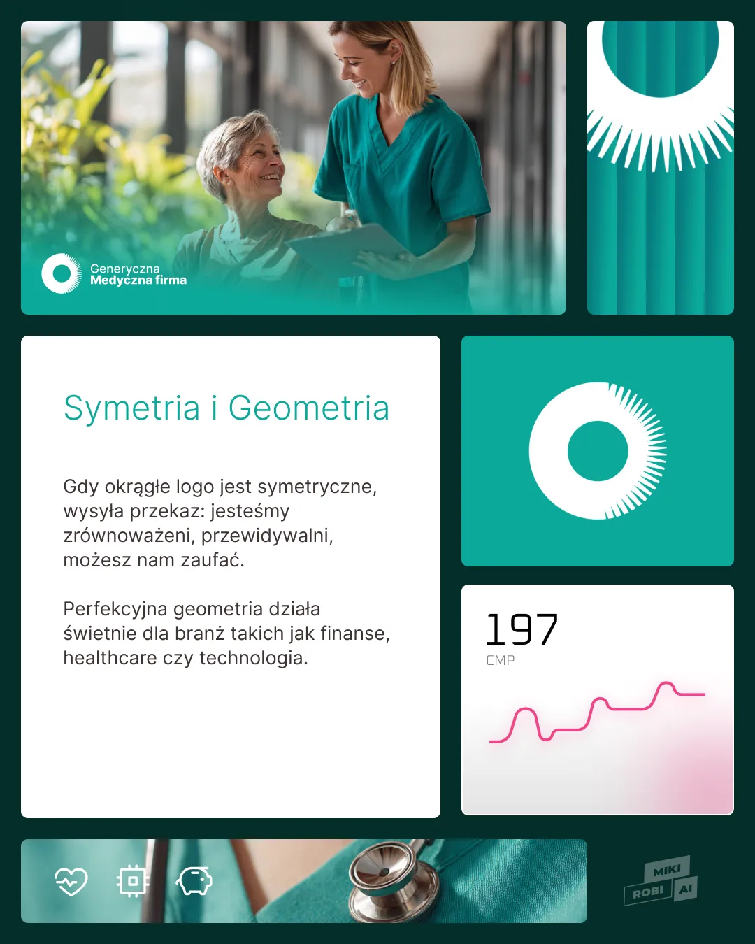 Generyczna medyczna firma branding