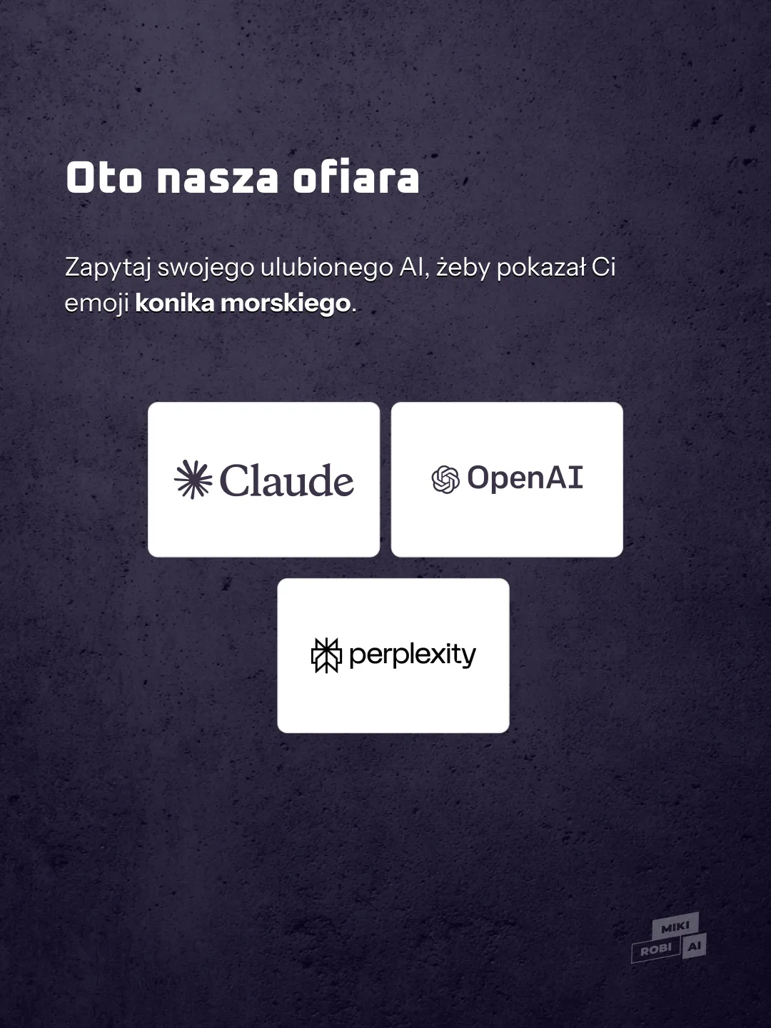 Ai oszalał z powodu emoji konika morskiego