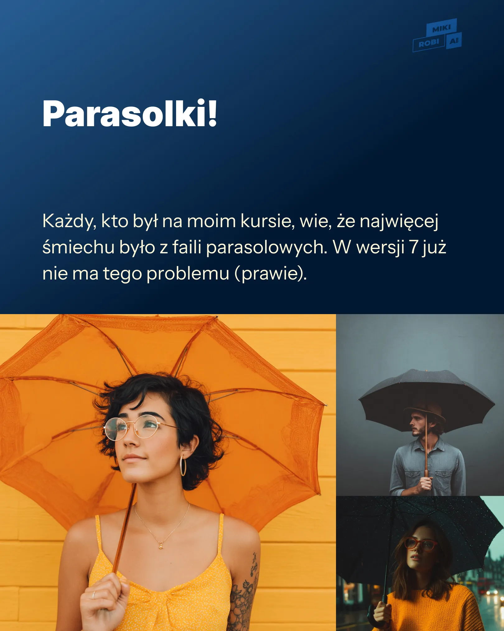 Parasolki są już ok w Midjourney