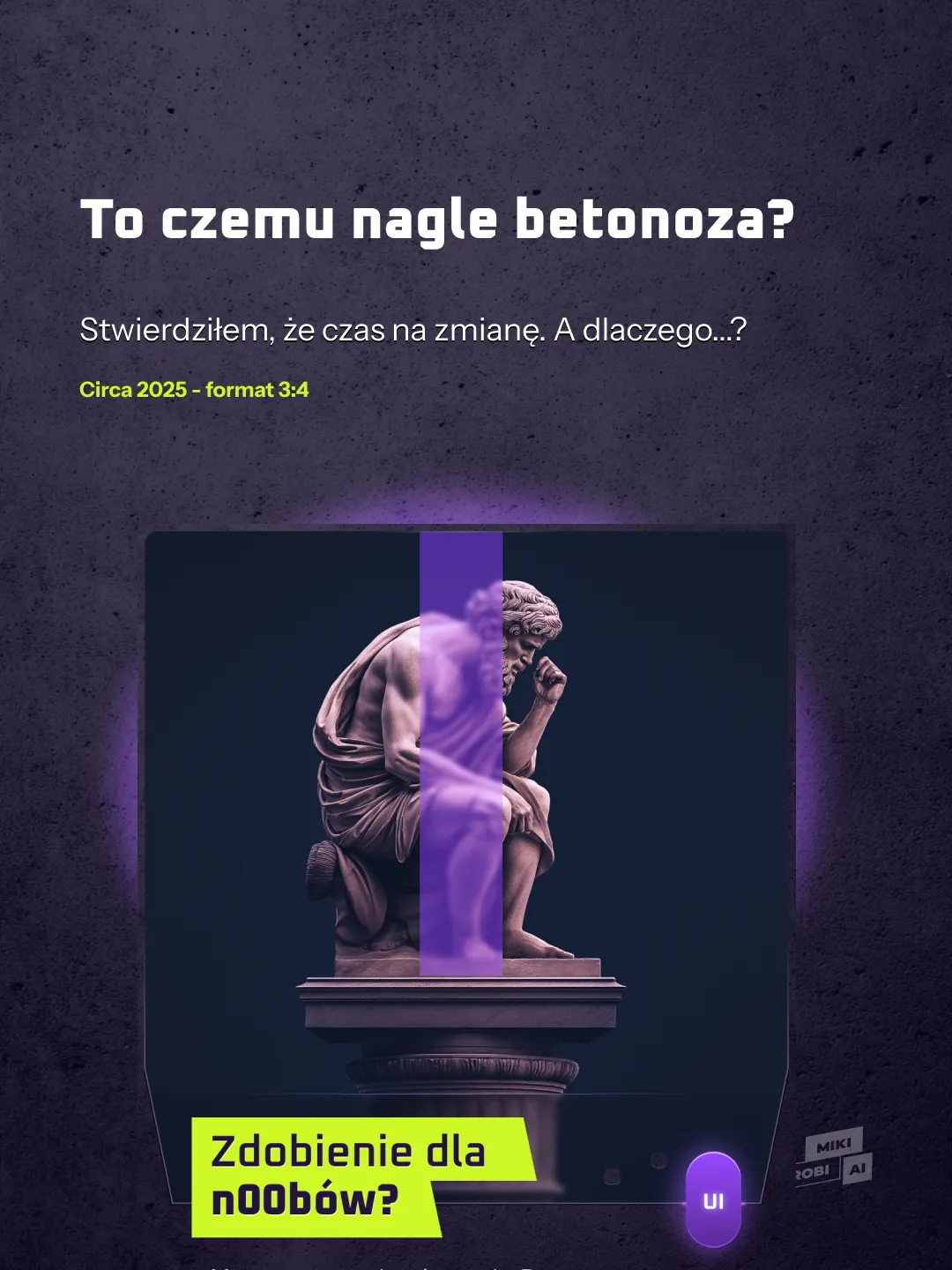 Betonowy design w UI
