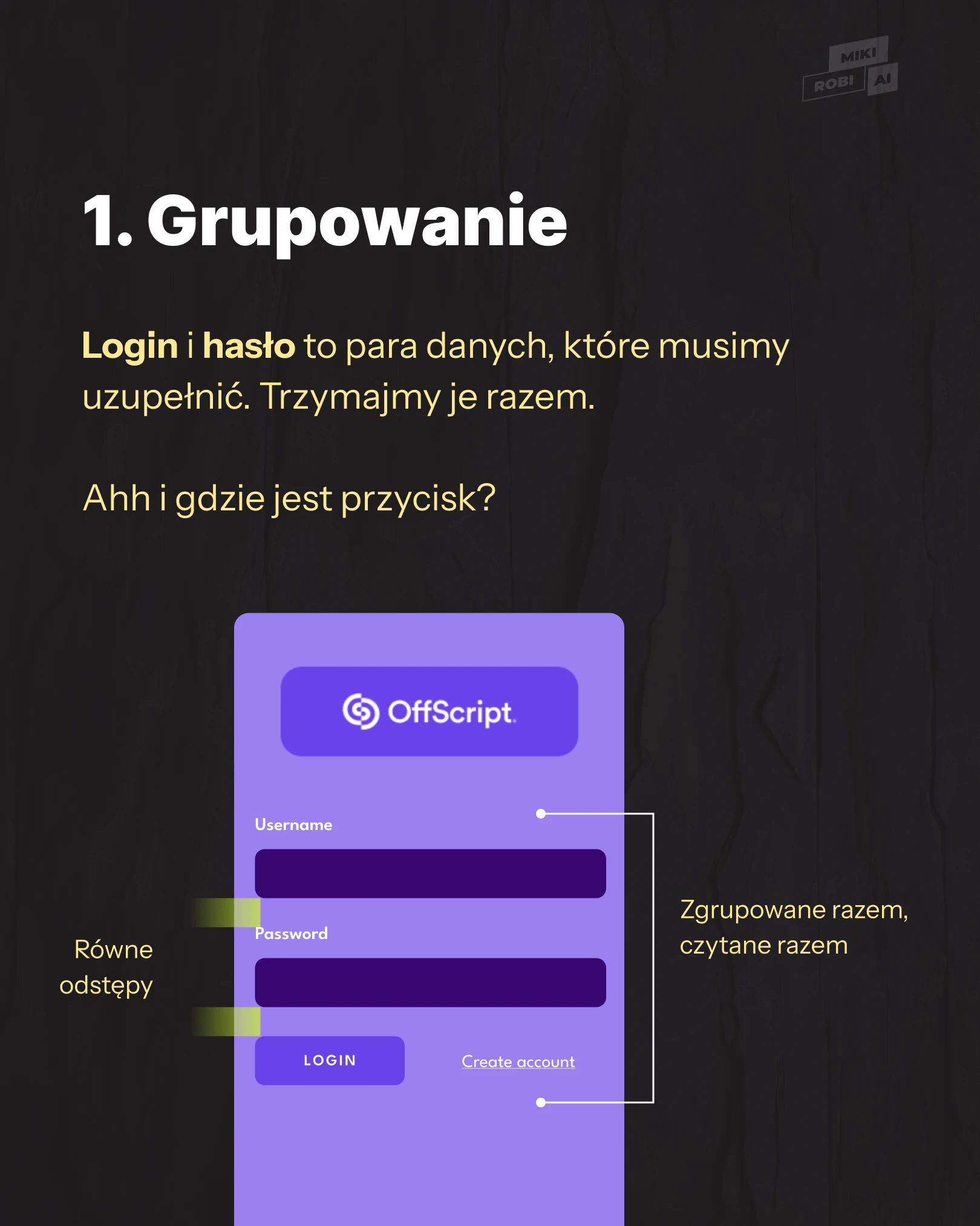 Jak powinny wyglądać elementy UI