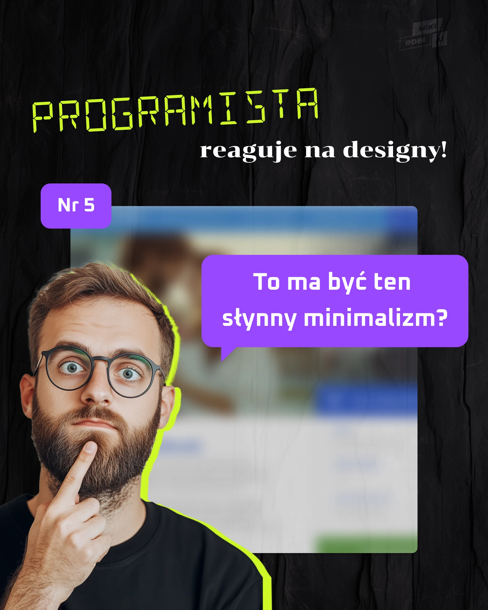 Minimalizm w UI design
