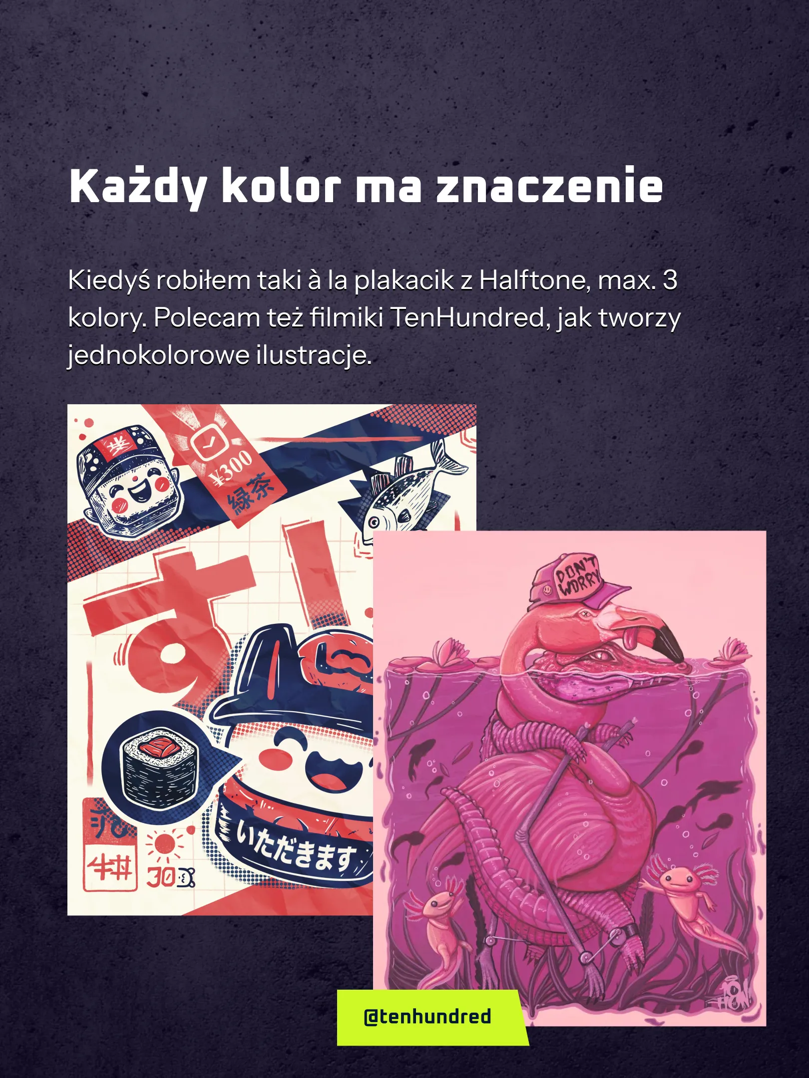 Przykłady halftone na plakatach