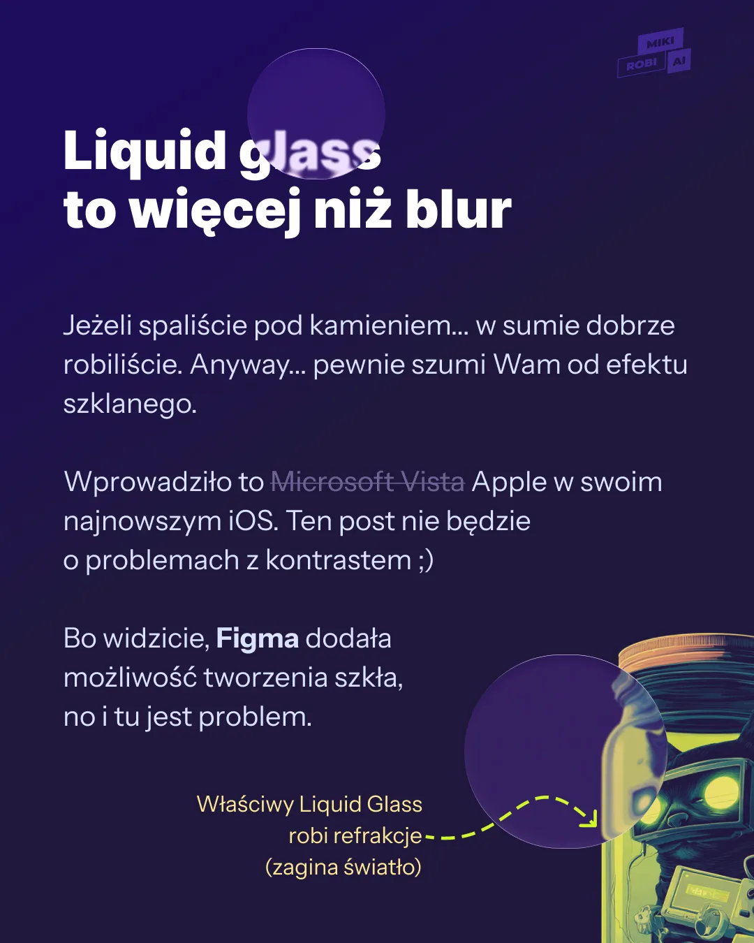 Glassmorphism i płynne szkło — trend, który podbił web