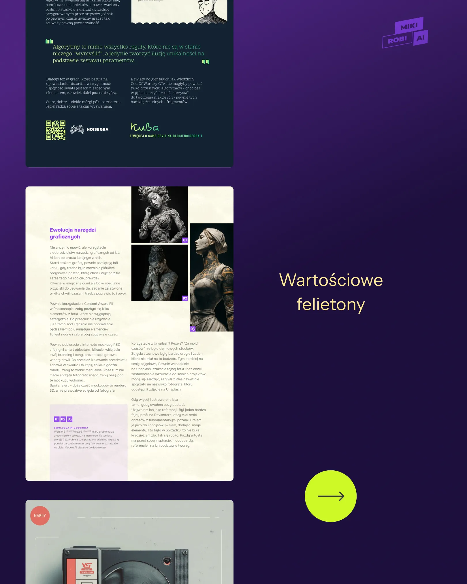 Newsletter graficzny z tipami dla projektantów i designerów