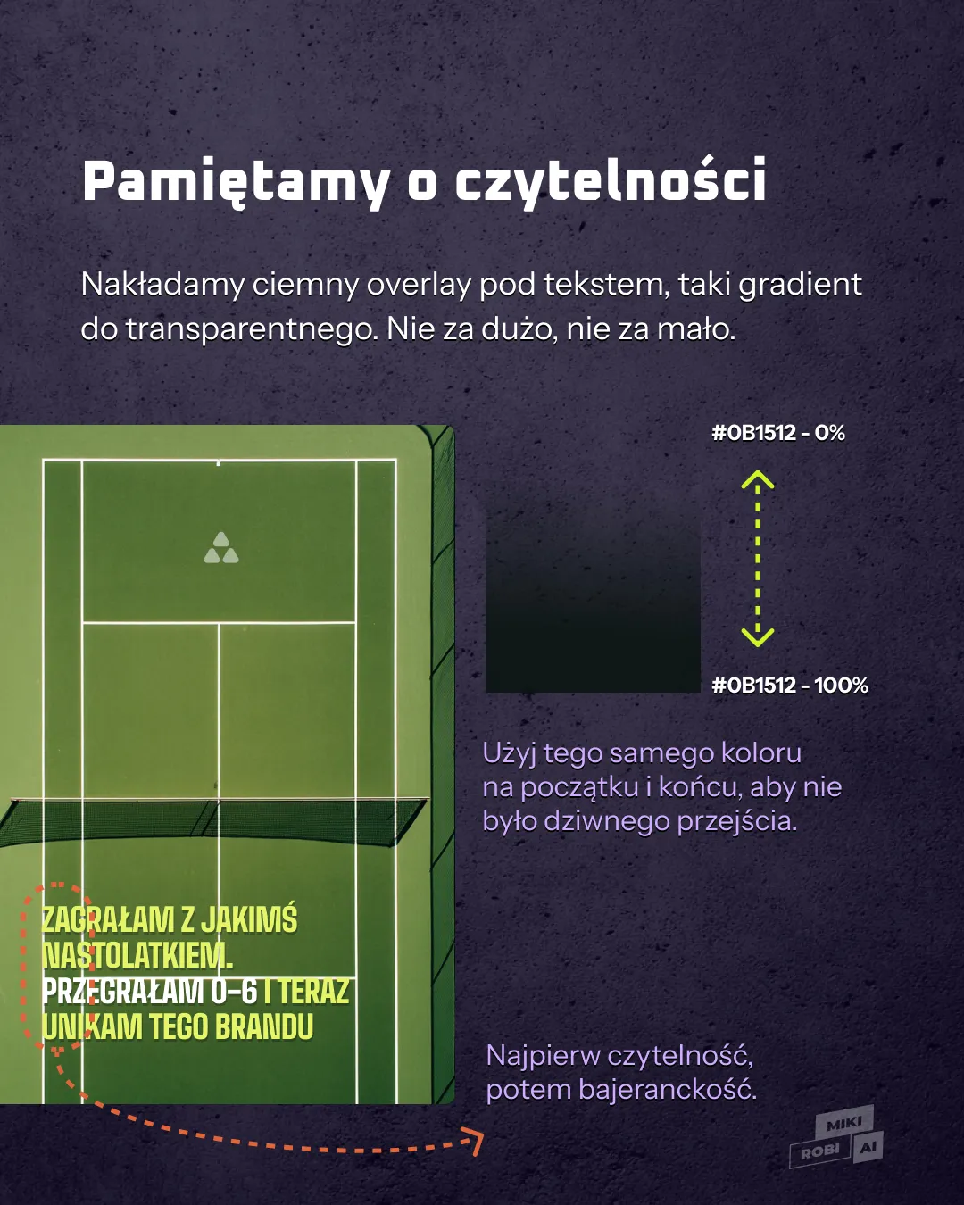 Zbliżenie na tekst z efektem przyciągającym wzrok użytkownika