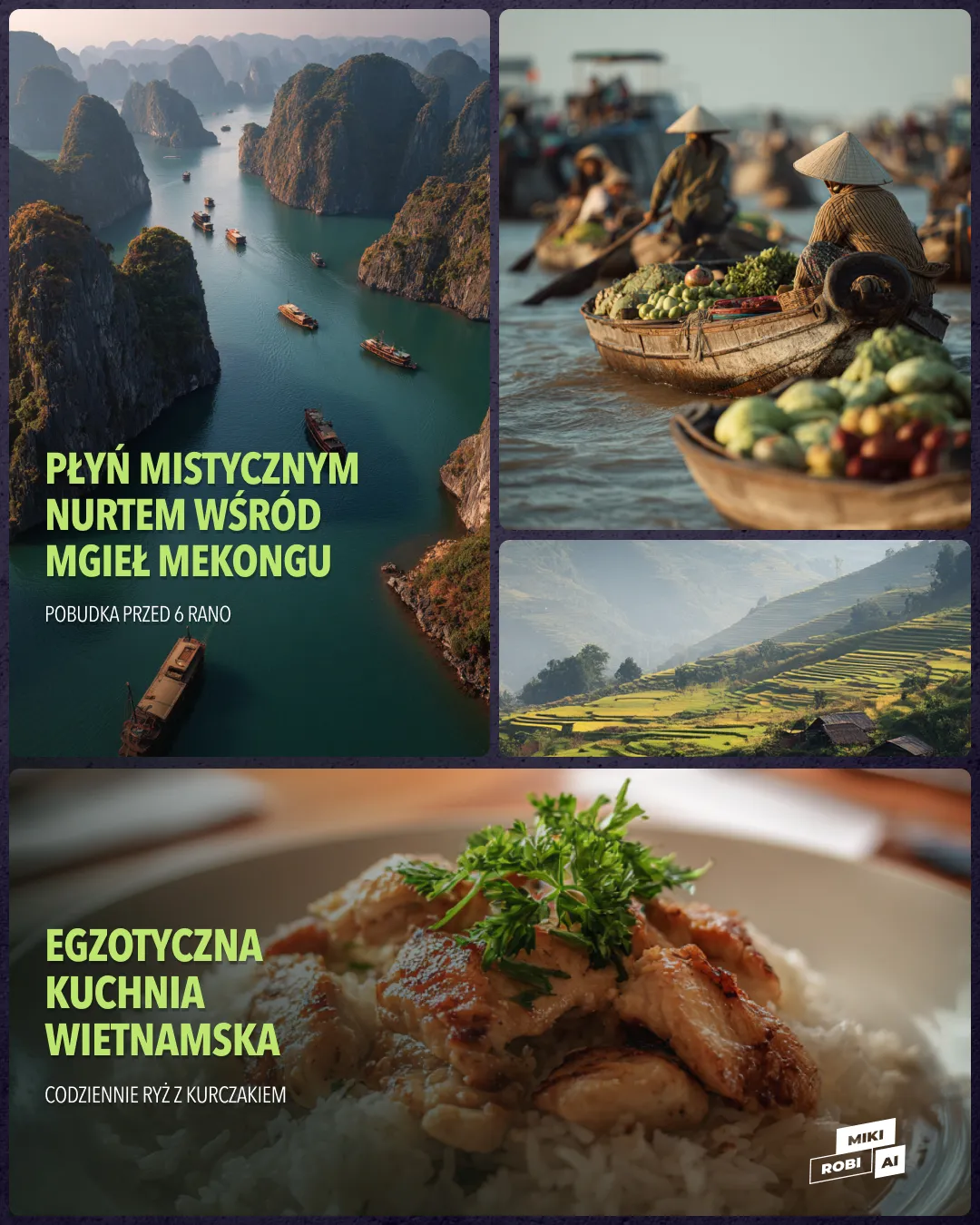 Kreatywny projekt gridu Bento z niestandardowymi kształtami