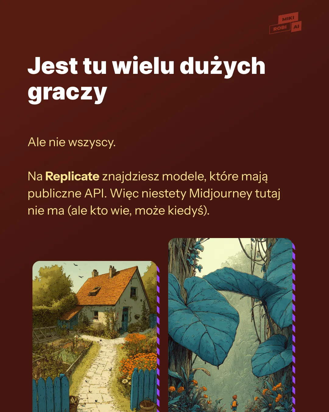 Replicate AI modele do grafiki