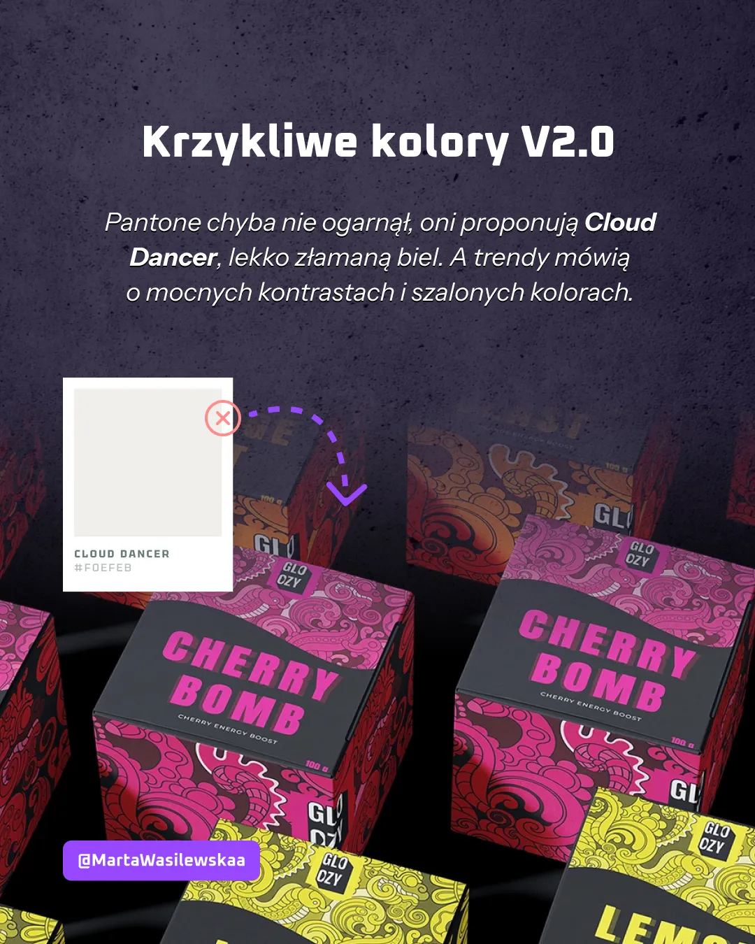 Jaskrawe kolory trend 2026