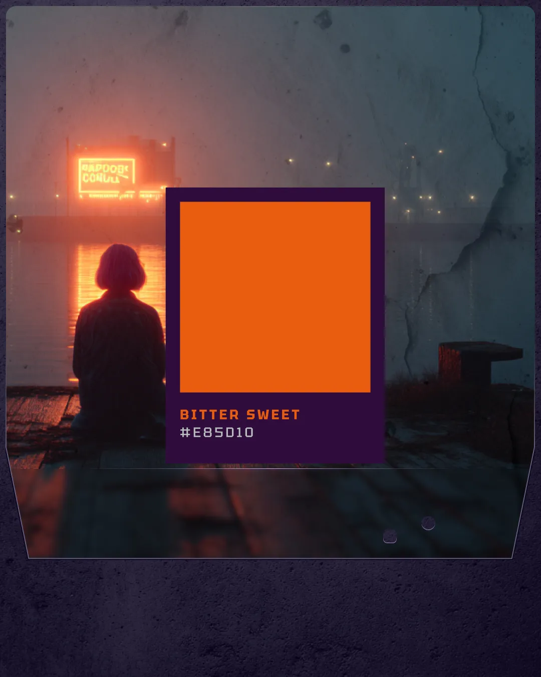 Neon Noir design trend 2026