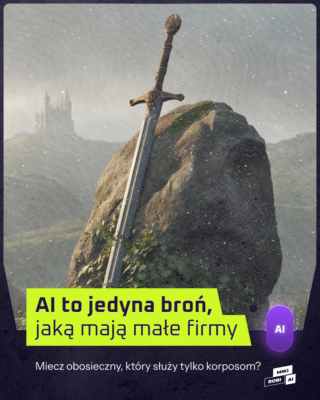 Tylko korporacje zarabiają na AI