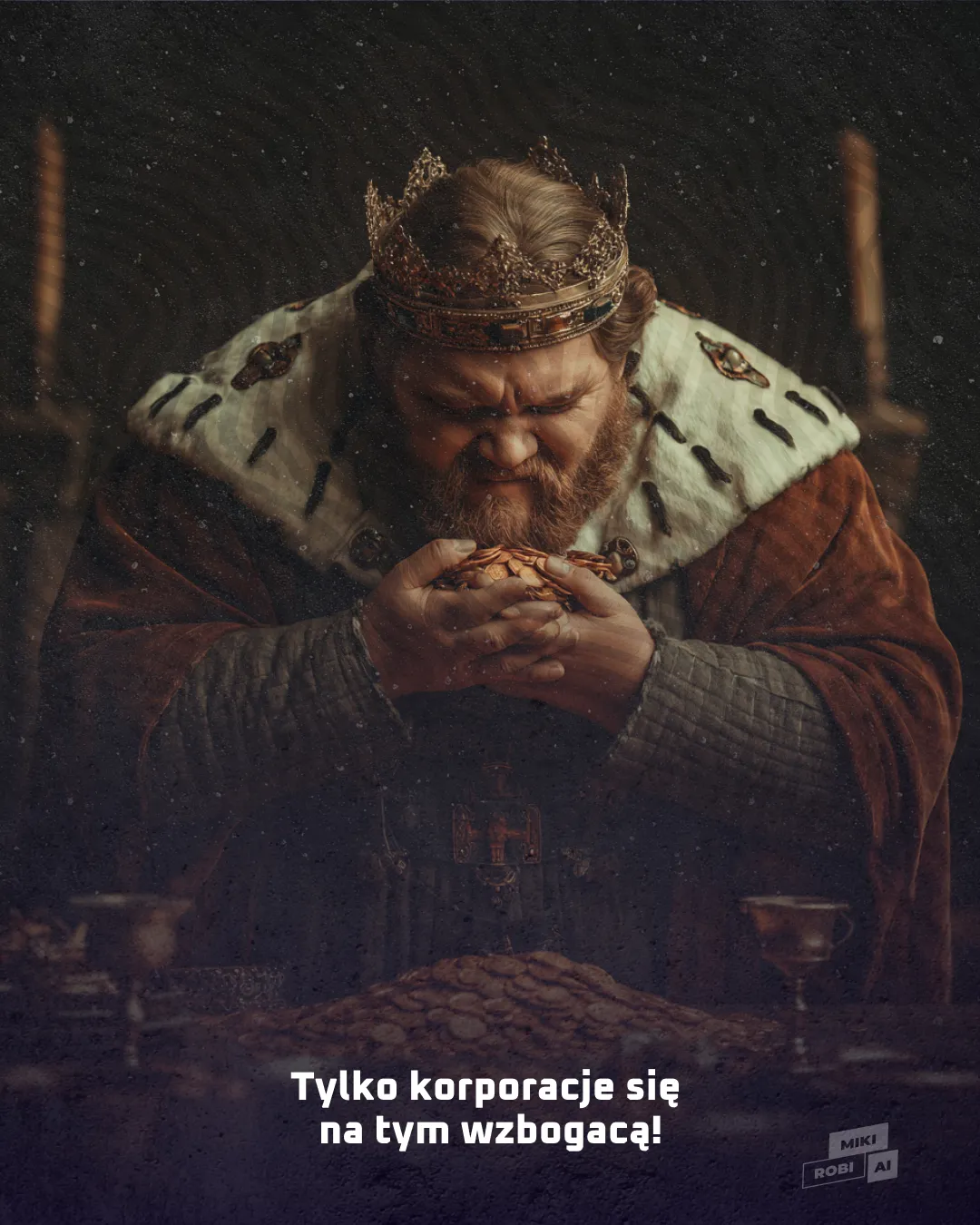 Porównanie zarobków korporacji i niezależnych twórców dzięki AI