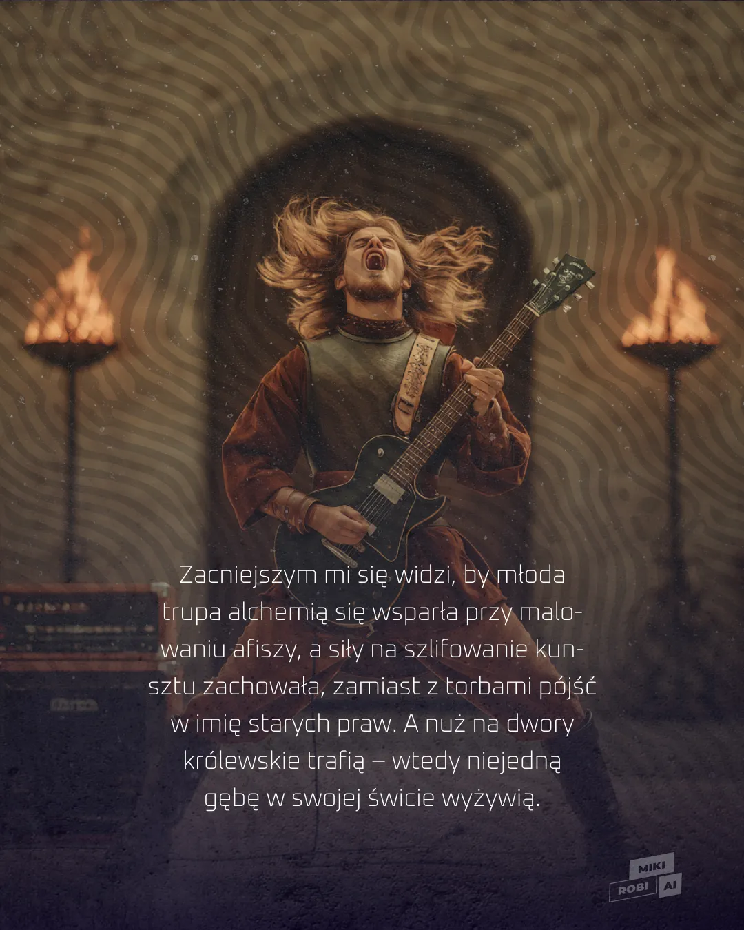 Muzyk AI z Średniowiecza