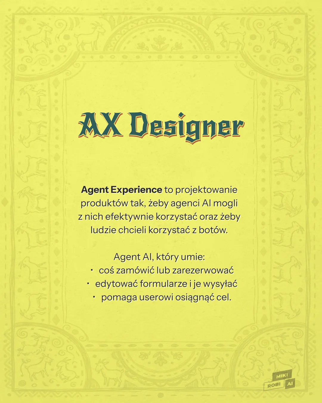 AX Designer - Agent Experience do projektowania produktów z wykorzystaniem sztucznej inteligencji