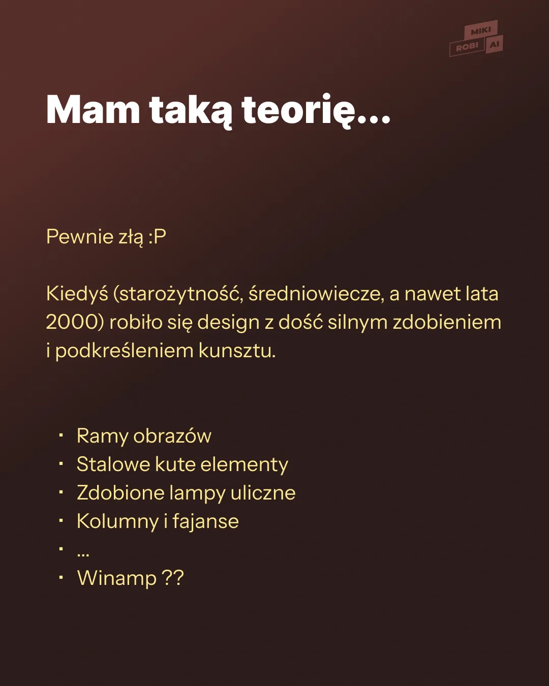 Historia designu - timeline od ornamentacyjnych stylów do współczesnego minimalizmu