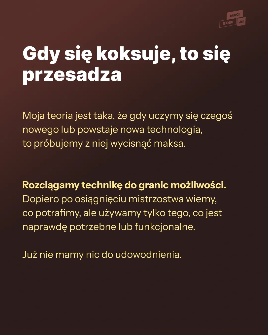 Infografika pokazująca 4 główne przyczyny przejścia od ornamentu do minimalizm