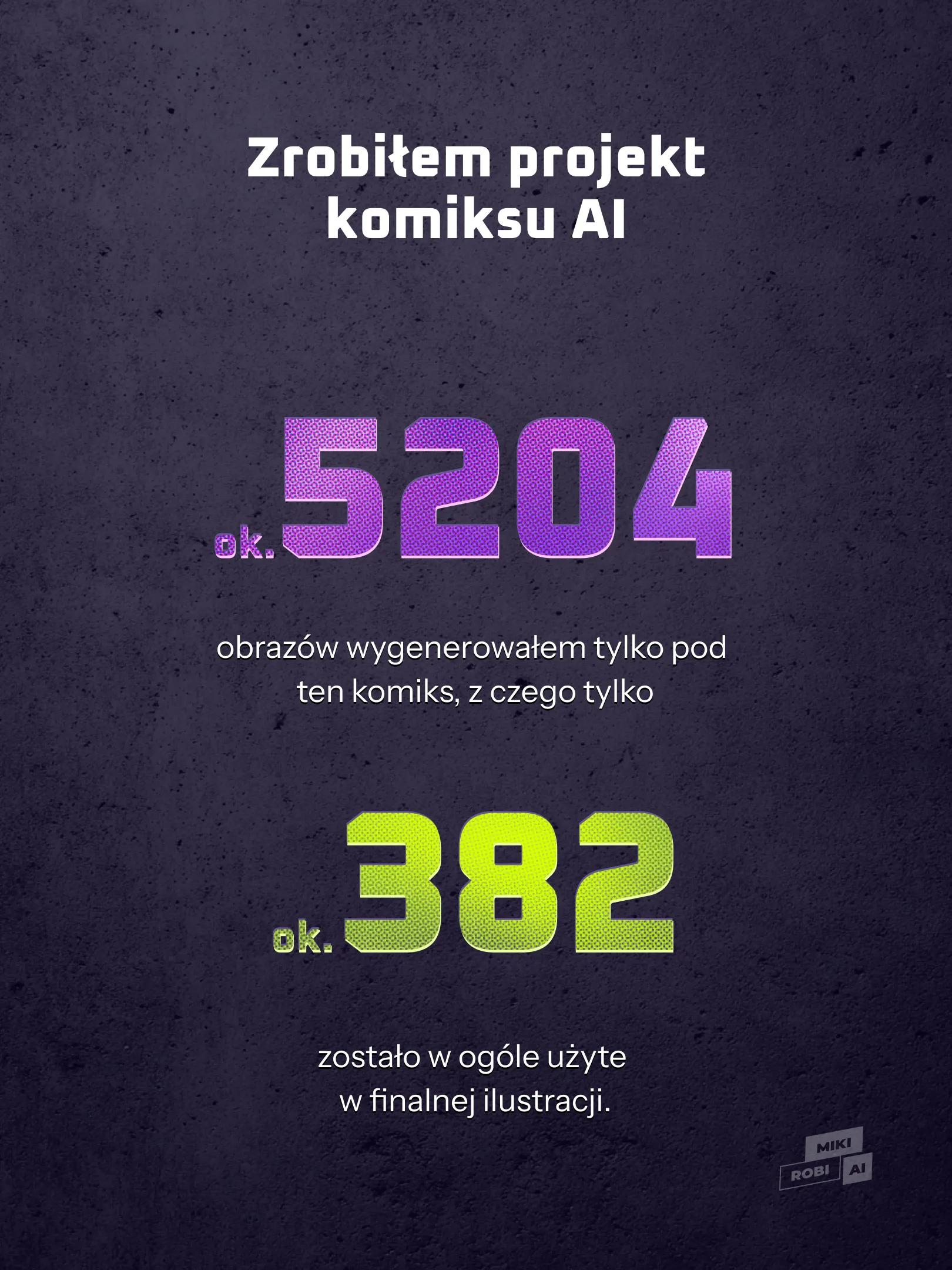 Ile się marnuje obrazów AI?