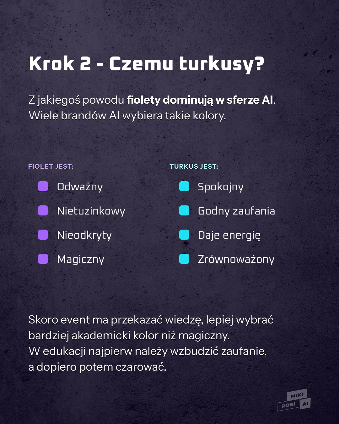 Branding AI Summit: kolory, typografia i elementy wizualne