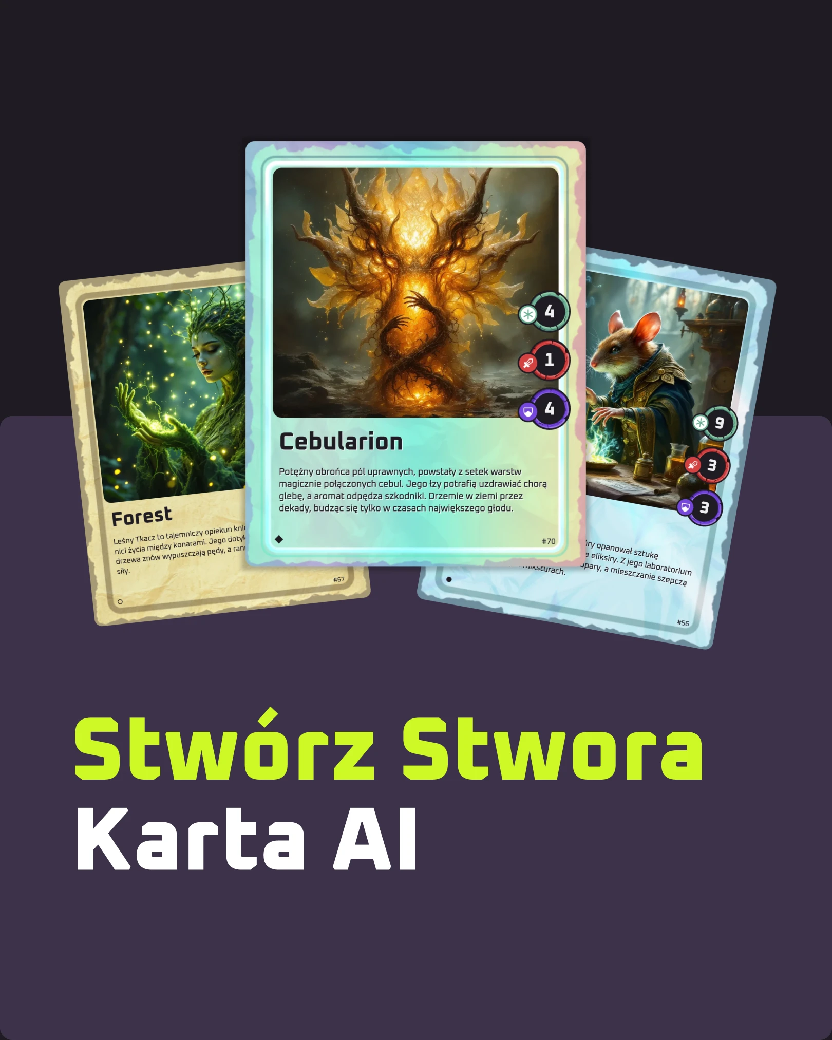 Stwórz własną kartę kolekcjonerską